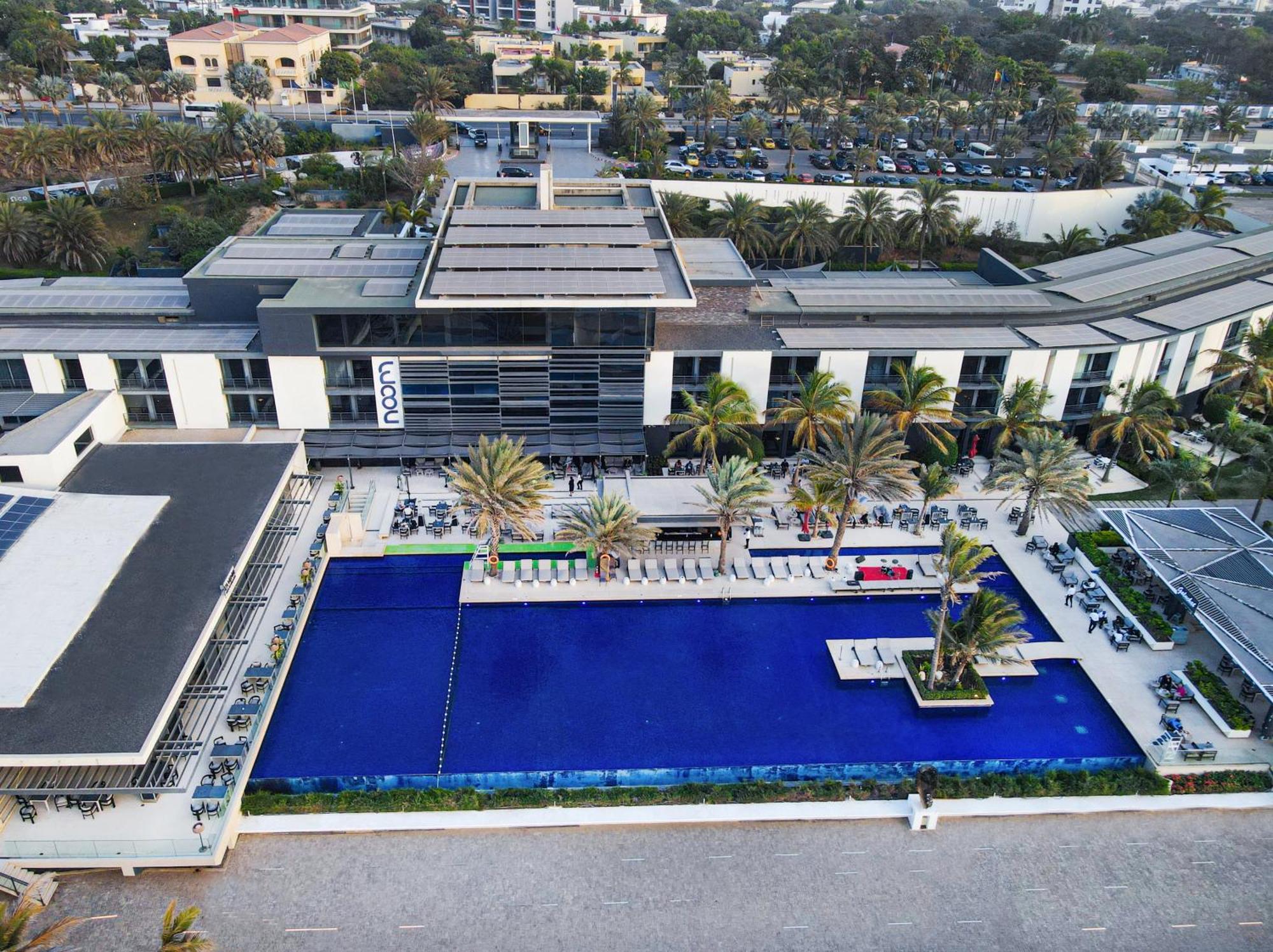 Radisson Blu Hotel, Dakar Sea Plaza Exterior foto Aerial view of the hotel
